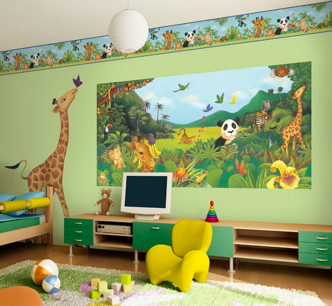 джунглі в дитячій кімнаті